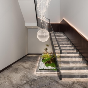 现代楼梯间3D模型下载